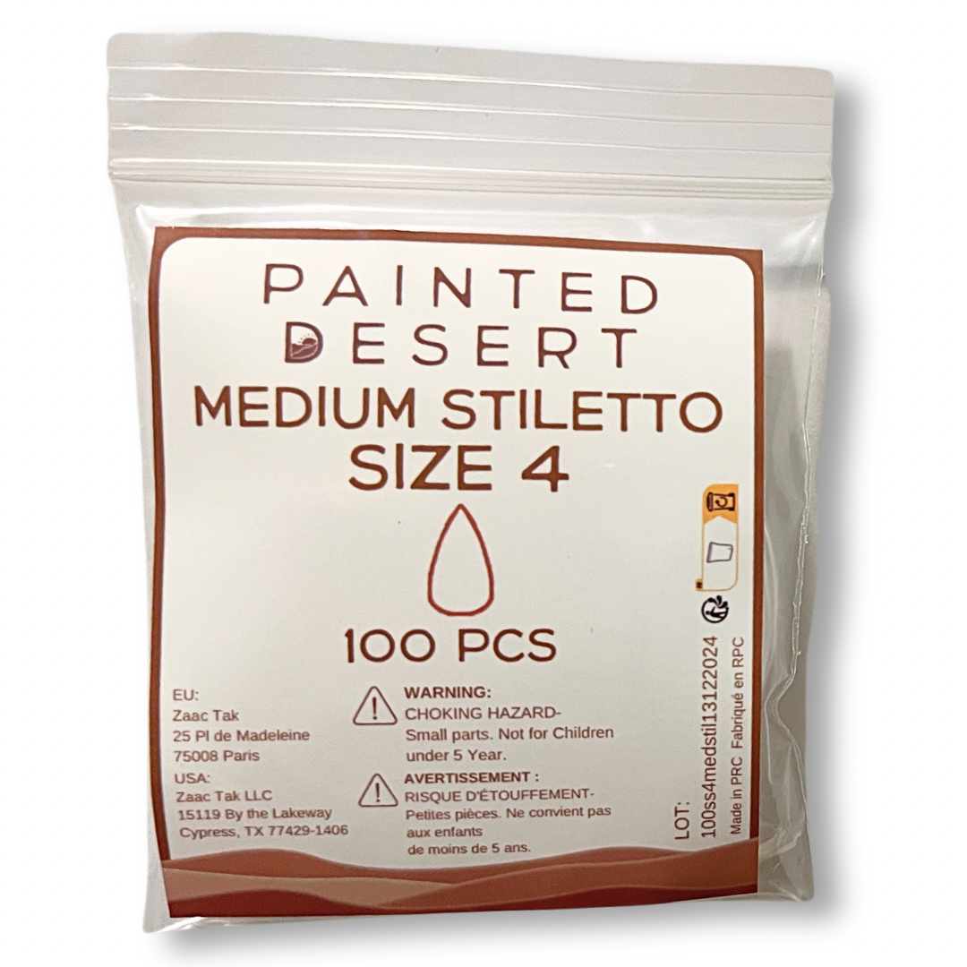 SINGLE SIZES Medium Stiletto - 100 pcs