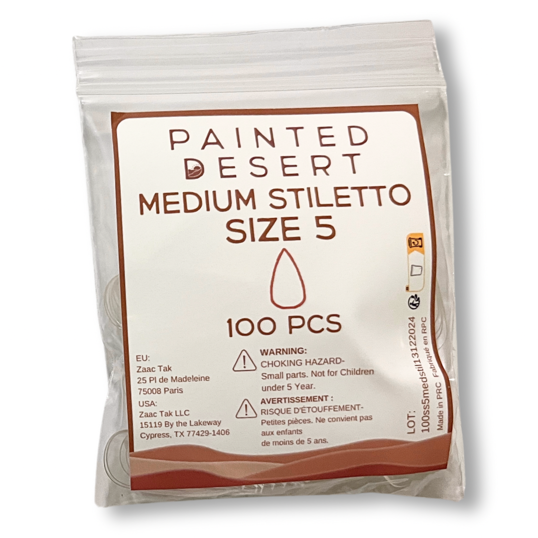 SINGLE SIZES Medium Stiletto - 100 pcs