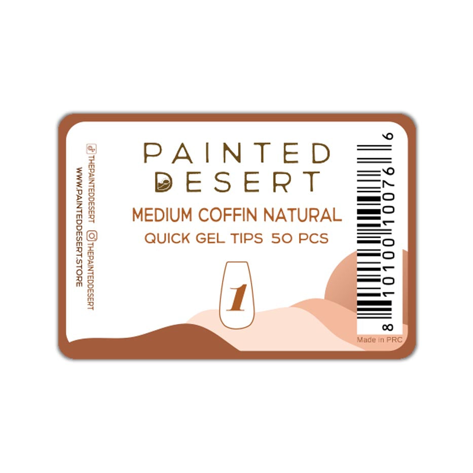 SINGLE SIZES Medium Coffin  Natural