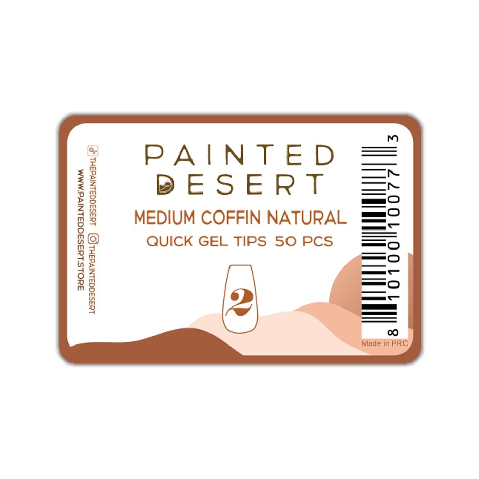 SINGLE SIZES Medium Coffin  Natural