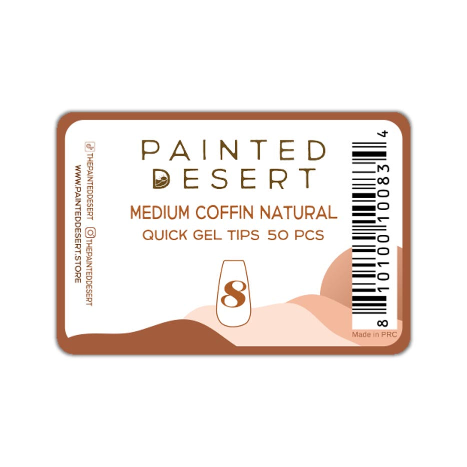 SINGLE SIZES Medium Coffin  Natural