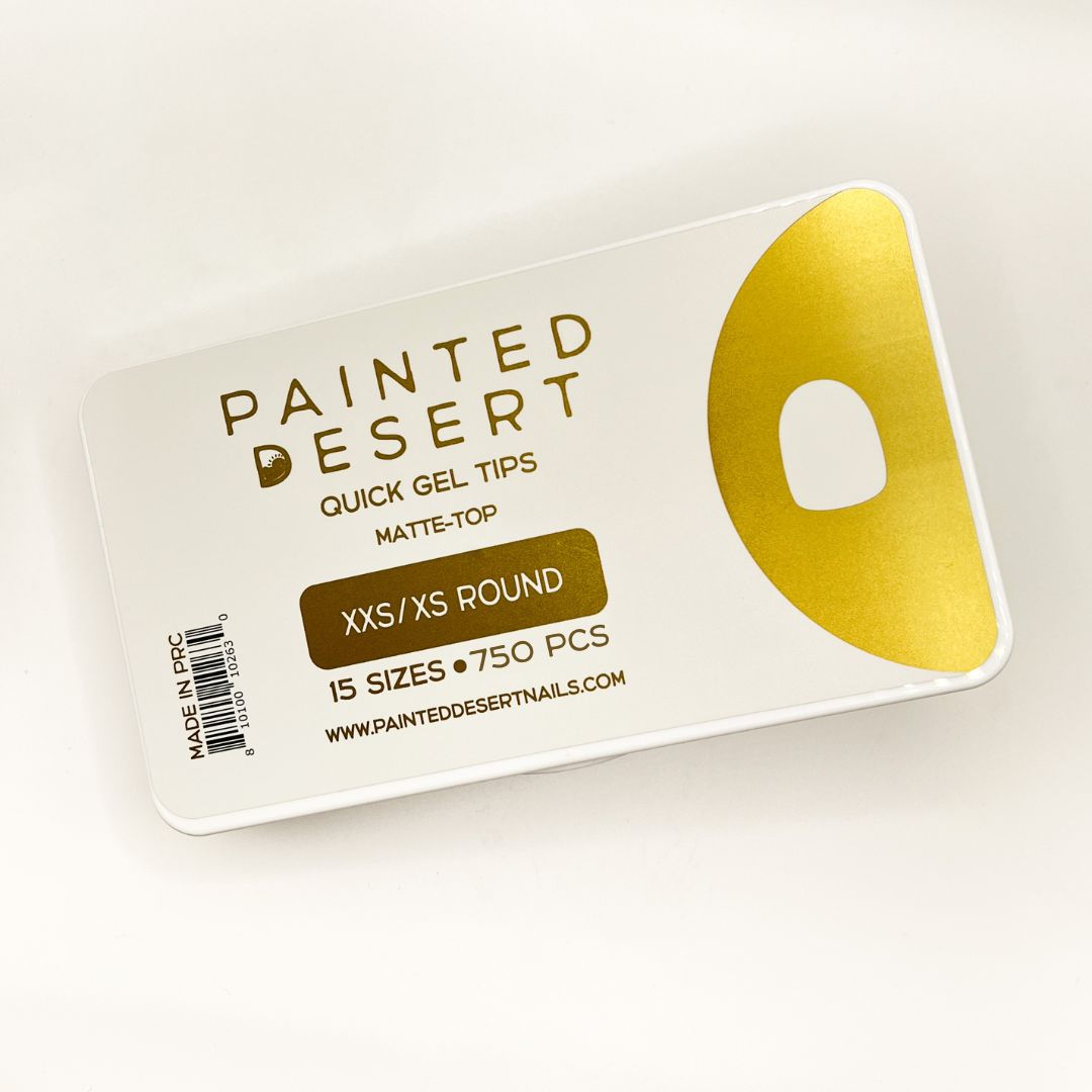 XXS / XS Round Quick Gel Tips - 750 pc Box