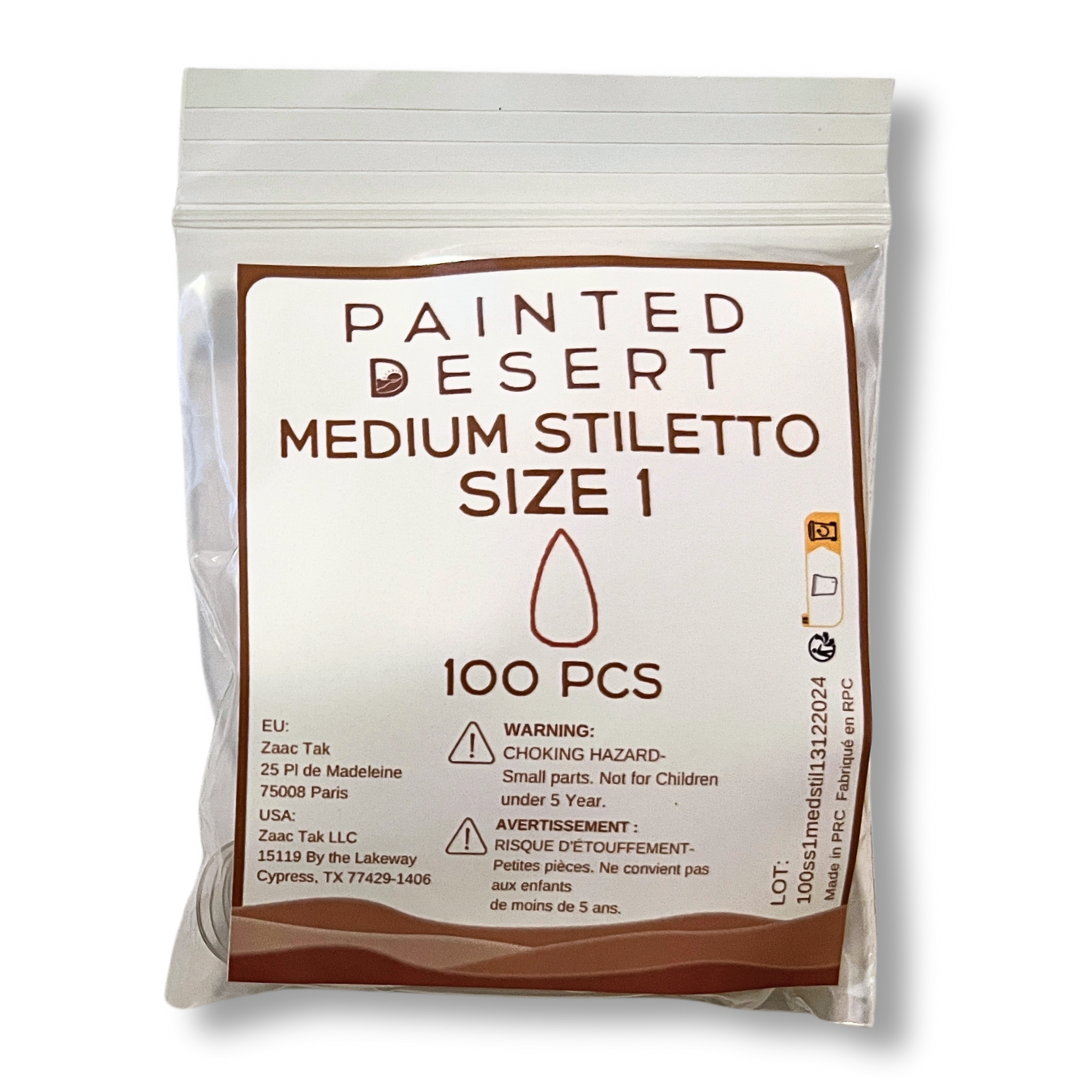 SINGLE SIZES Medium Stiletto - 100 pcs