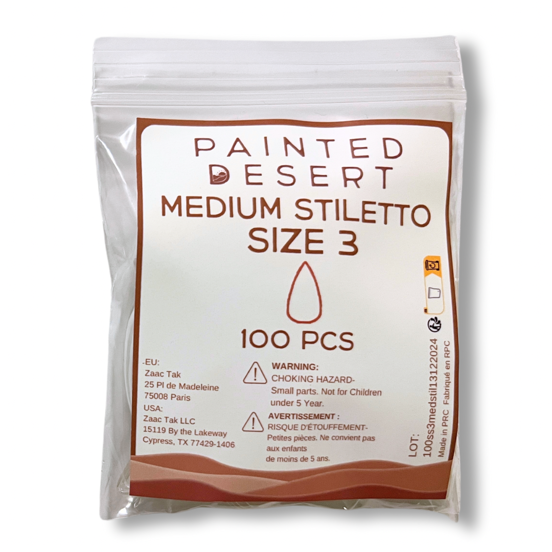 SINGLE SIZES Medium Stiletto - 100 pcs