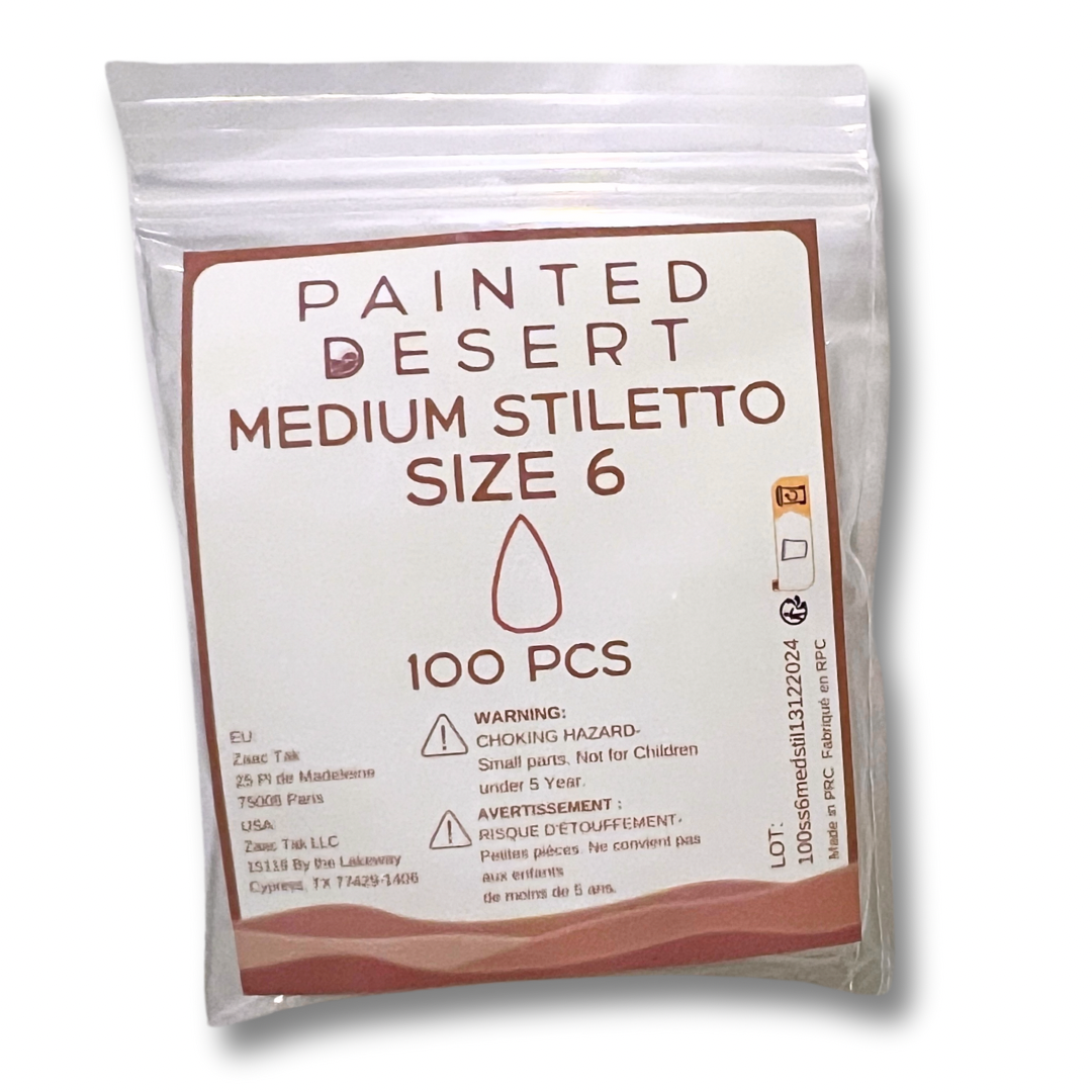 SINGLE SIZES Medium Stiletto - 100 pcs